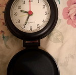 Table clock new, analog with alarm