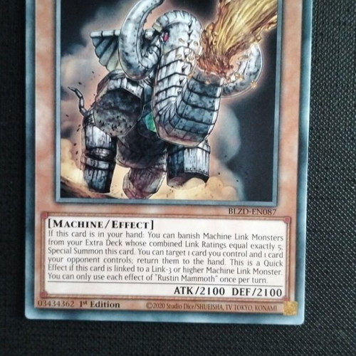 Rustin Mammoth 1st Edition card new
