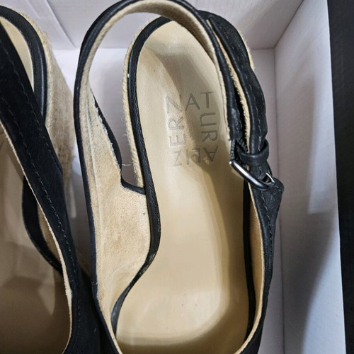Naturalizer women's black espadrilles like new, size 37