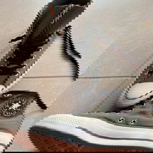 All Star Converse boots new, green, collectible