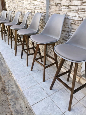 Бар столове като нови, комплект от 8