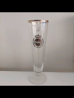 Warsteiner collectible pint-type beer glass 200ml like new