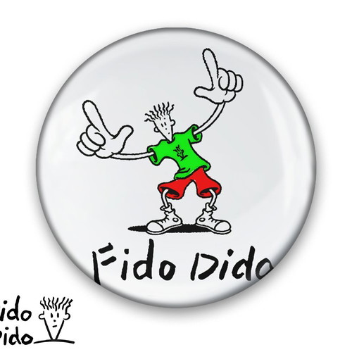 Fido Dido pins set of 10 new, 90s designs