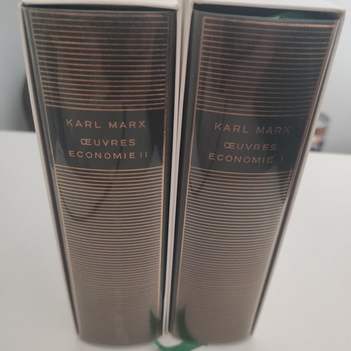 Karl Marx Oeuvres Economie 1 & 2 new, French