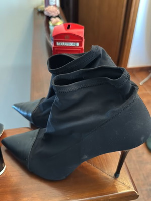 Pumps black real leather size 40 like new