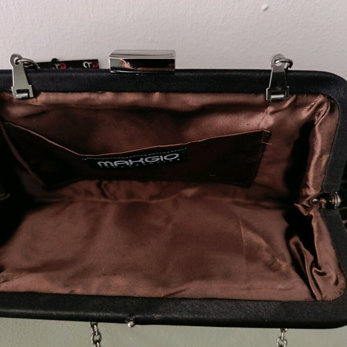 Makgio crossbody bag new, black bronze