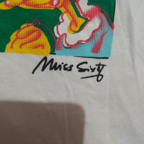 Miss Sixty 2008 numbered vintage tank top with Olive Oyl pop art