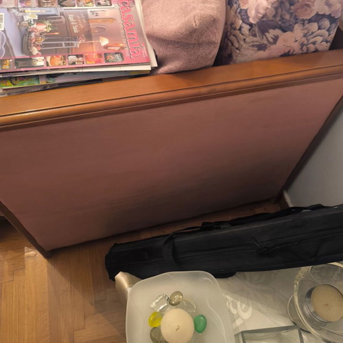 Sofa bed with sliding second bed used