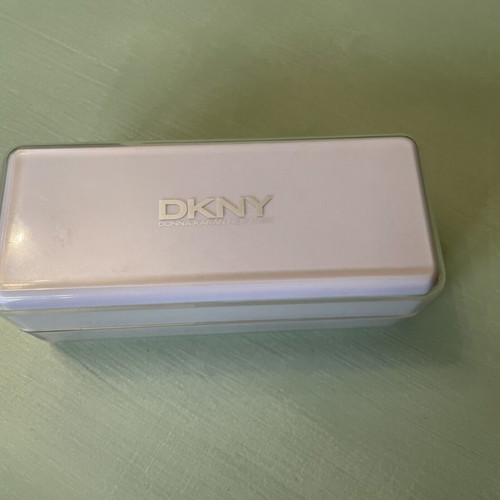 Donna Karan Sunglasses Case used, white velvet interior