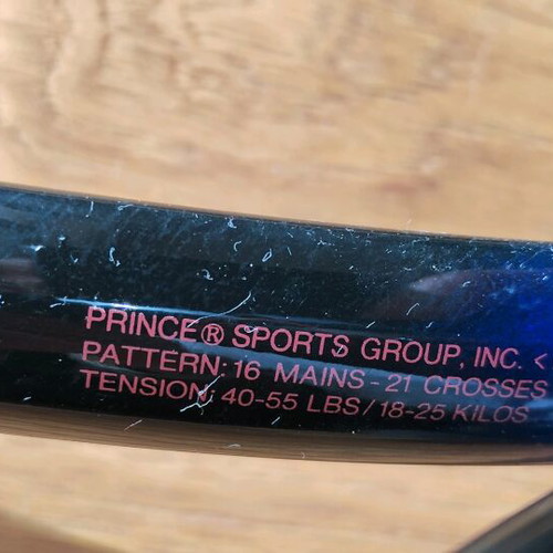Prince tennis racket used with free case