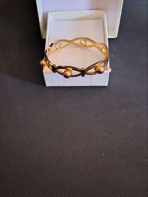 Bracelet bangle like new, gold and black