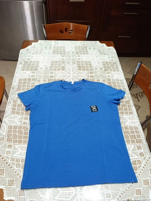 Men's summer T-shirt DNG like new, blue, size S