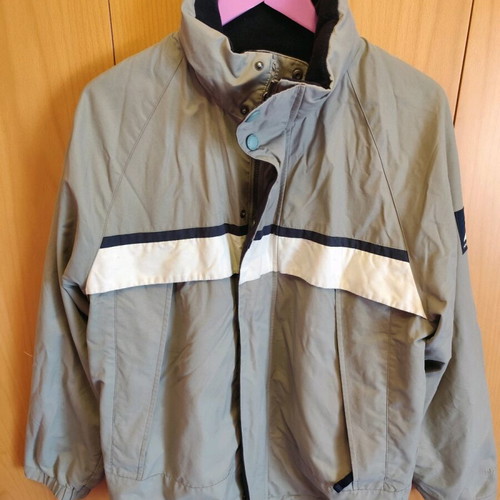 Nautica khaki double face jacket used, with pockets