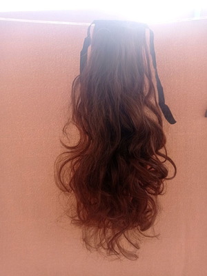 Synthetic long ponytail unused
