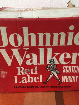 Johnnie Walker χαρτοκιβώτιο όπως το βλέπετε