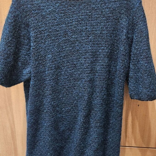 Cos knitted top green like new, thin wool with 3/4 sleeve