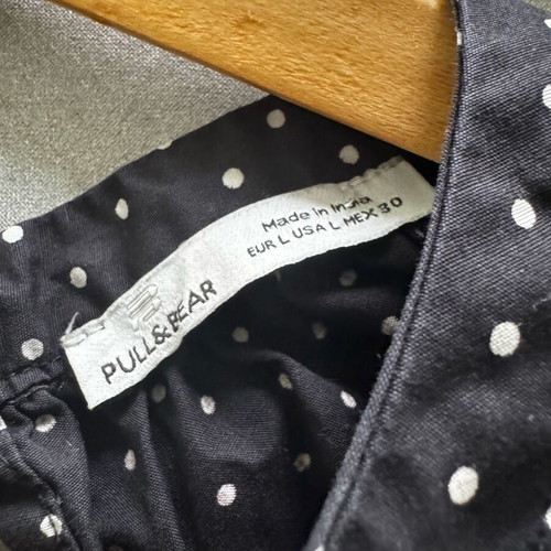 Pull&Bear polka dot dress size L like new