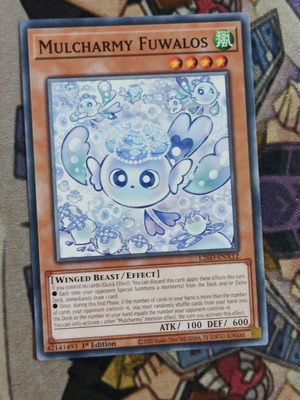 Mulcharmy Fuwalos Effect Monster κάρτα Yu-Gi-Oh! σαν καινούργιο