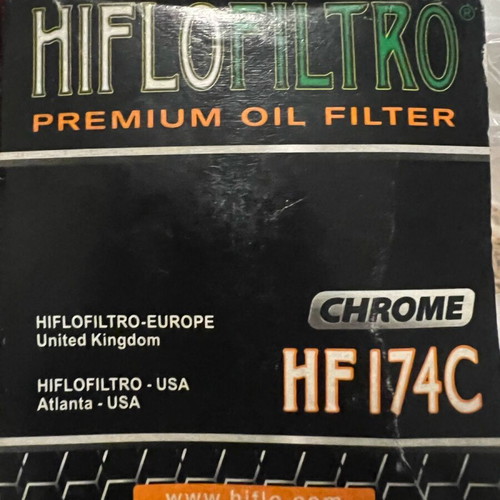 Chrome oil filter for Harley Davidson Sporster 883/1200 HF174C new