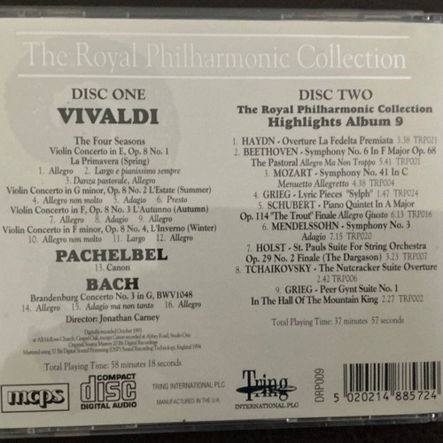 The Royal Philharmonic Collection CD used, classical double album