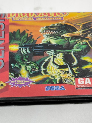 Dinosaurs for Hire Sega Genesis Mega Drive game like new