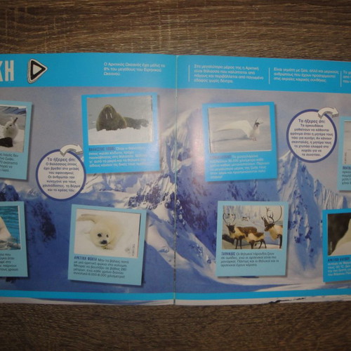 Sticker album Greek edition Paraxena kai omos Alithina used, completed