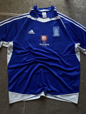 Adidas Greece Euro 2004 Home Jersey like new, authentic, size L