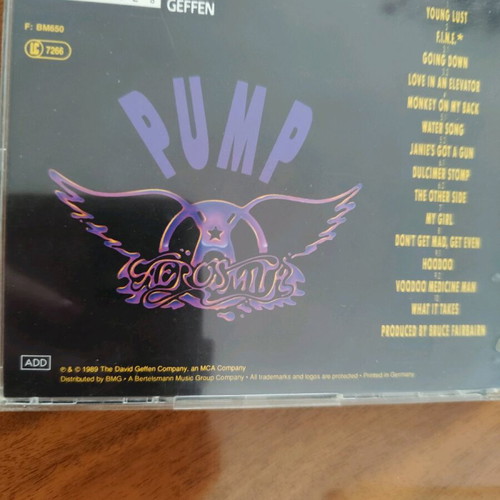 Aerosmith Pump CD used, rock