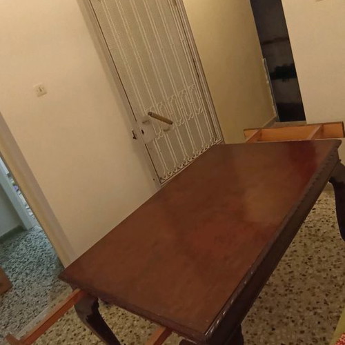 Vintage dining set used, extendable table with 6 chairs