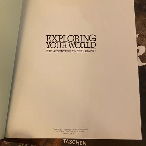 Exploring Your World photo album used, National Geographic