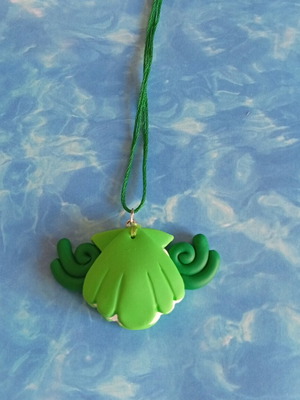Mermaid Melody Pichi Pichi Pitch Rina necklace, handmade clay