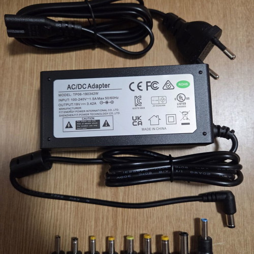 Fit Energy TP06-190342W Universal AC/DC Adapter 65W New