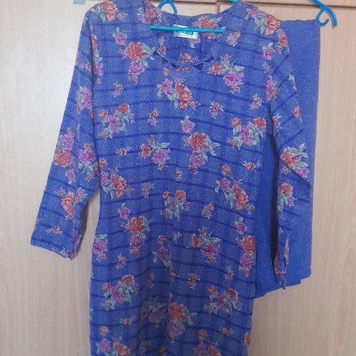Indian set dress with high slit and pants used