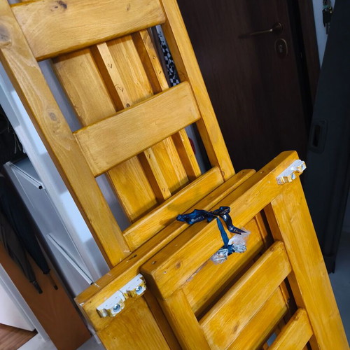 Montessori bed handmade from pine wood like new
