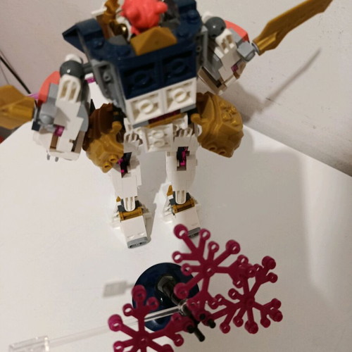 Lego Ninjago Mech Dragons Rising με 2 φιγούρες Sora και Wolf Musk Warrior σαν καινούργιο