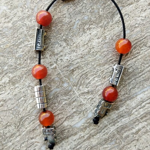 Silver 925 Begleri Train with Amber Beads new