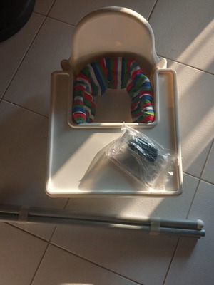 Ikea Baby High Chair like new with tray, cushion, and straps
