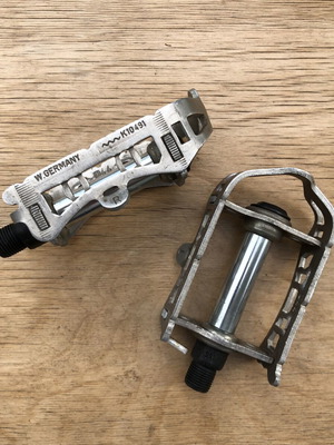 Vintage UNION Pedals K10491 Made in Western Germany New