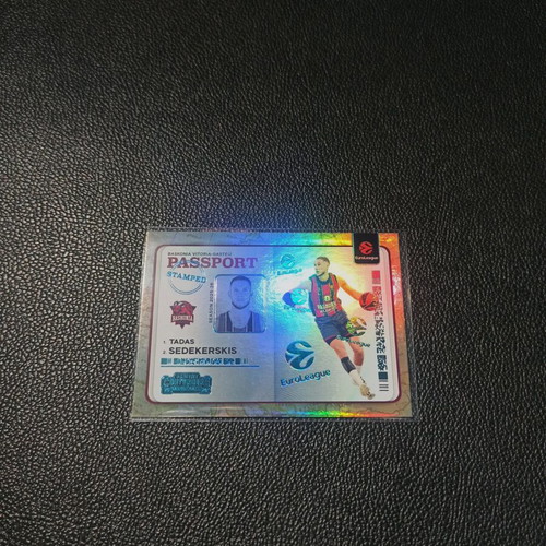 Panini Euroleague Contenders Passport Case 2025-2026 Tadas Sedekerskis like new