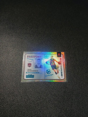 Panini Euroleague Contenders Passport Case 2025-2026 Tadas Sedekerskis like new
