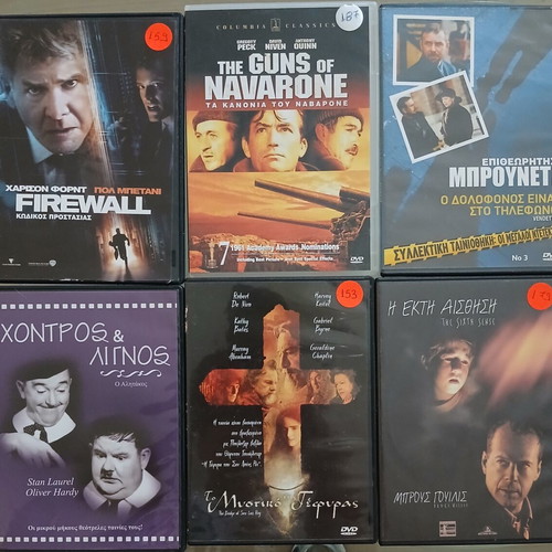 DVD movies like new, pack