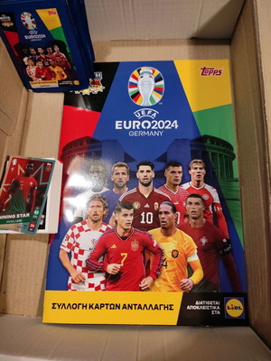 Euro2024 album new with 80 cards and 49 packets