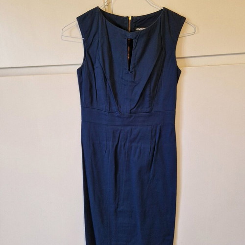 Blue midi dress anonima Medium like new