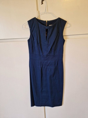 Blue midi dress anonima Medium like new