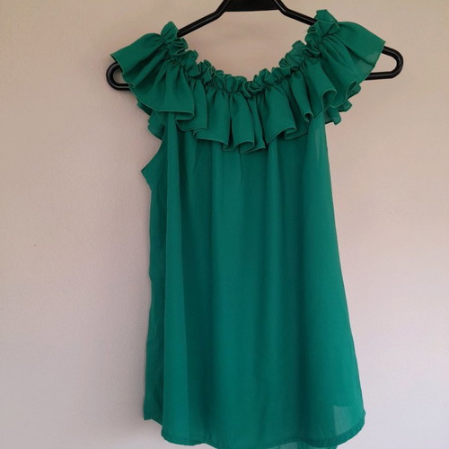 Vergi blouse new, green, one size