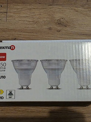 Lexman GU10 λάμπες LED 3,9 W σε θερμό χρώμα, συσκευασία 3