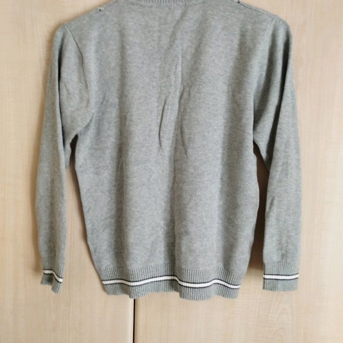 Classic V-Neck Sweater Ativo used, Argyle pattern, size 14