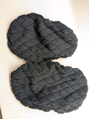 Armrest covers for computer chair like new, fabric