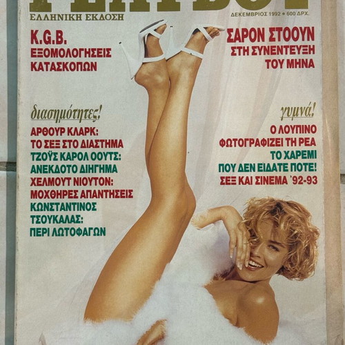 Playboy magazine with Sharon Stone like new