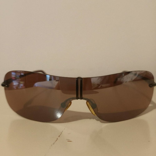 Key K Ess women's sunglasses used, rimless, brown, small size